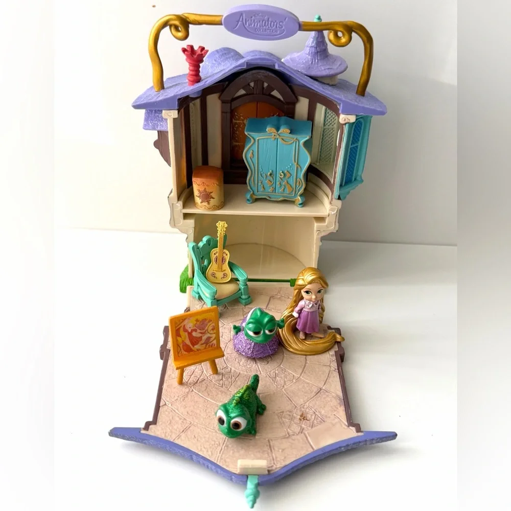 DISNEY Animators' Rapunzel Micro Playset, Tangled Disney Collection Littles